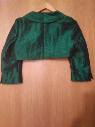 Vestido de fiesta palabra de honor y bolero