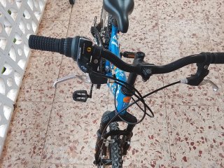 Bicicleta para niño  azul 20 pulgadas.
