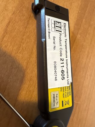 Termometro Digitale Professionale ETI  Brown