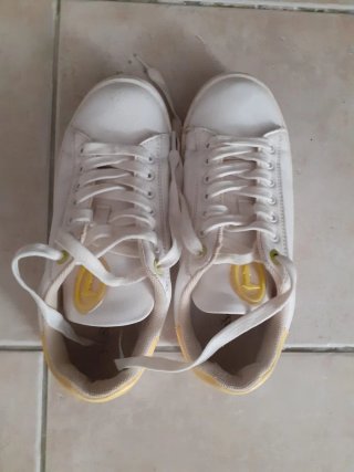 Scarpe Trussardi bianche e gialle