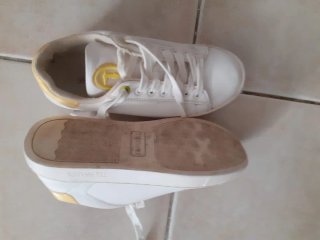 Scarpe Trussardi bianche e gialle