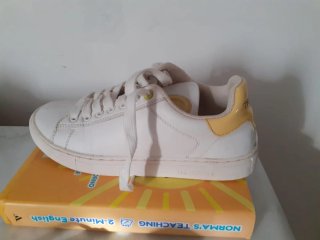Scarpe Trussardi bianche e gialle