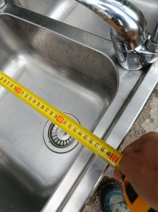 Fregadero doble acero inoxidable con grifo
