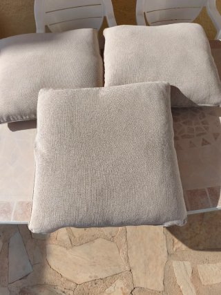 3 Cojines 60x60 cm