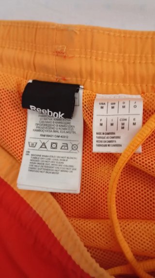 Bañador Reebok Hombre Naranja