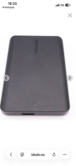 Disco Duro Externo Toshiba Negro 2TB