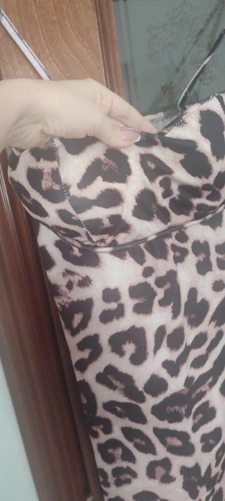 Vestido estampado leopardo sin estrenar