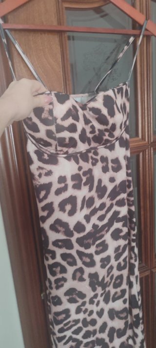 Vestido estampado leopardo sin estrenar