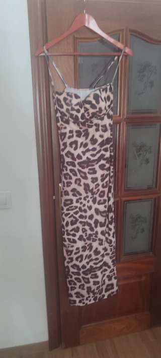 Vestido estampado leopardo sin estrenar