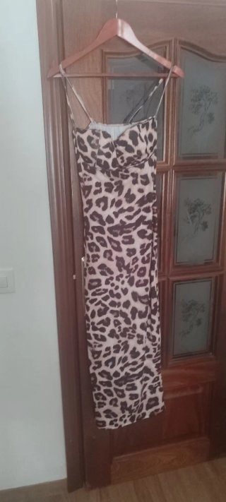 Vestido estampado leopardo sin estrenar