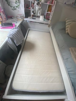 Cama nido con 2 colchones y 3 cajones