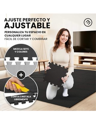 Esterillas Fitness Puzzle Suelo Gimnasio