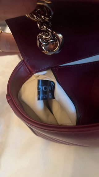 Borsa Gucci Marmont Rossa