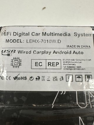 Radio Coche Pantalla Táctil Carplay