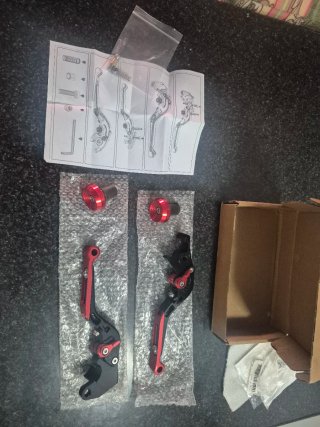 Manetas freno y embrague y contrapesos Suzuki GSXR