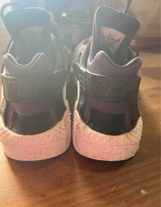 Nike Huarache Negro/Morado