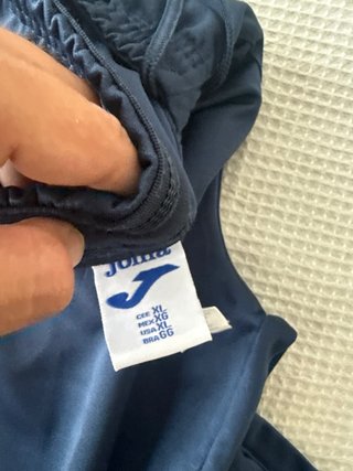 Pantalón chándal Joma azul y rojo