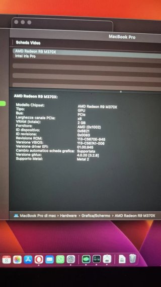 MacBook Pro 15 2015 Ricondizionato 16GB 512gb