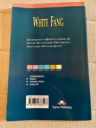 Libro White Fang con CD y Ejercicios