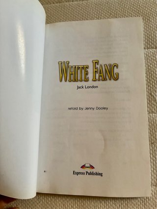 Libro White Fang con CD y Ejercicios