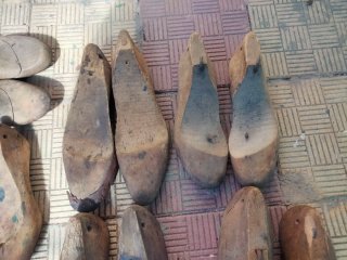 Hormas de zapato antiguas de madera