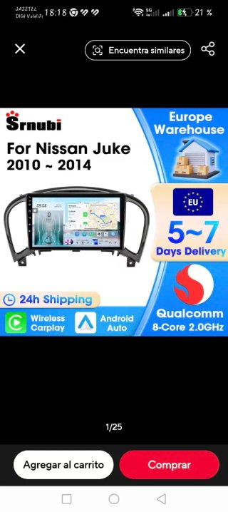 Radio android nissan juke 2013 la mejordel mercado