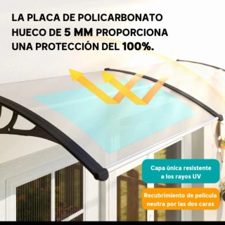 Tejadillo para puerta o ventana