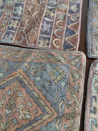 4 Cuscini Kilim Fatti a Mano 40x40 cm