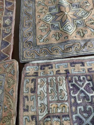 4 Cuscini Kilim Fatti a Mano 40x40 cm