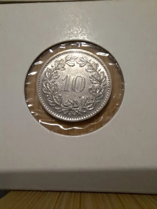 Lote 4 monedas Suizas Rappen 1957 1970