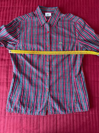 Camisa cuadros Lacoste mujer