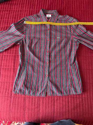 Camisa cuadros Lacoste mujer