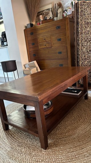 Mesa de centro de madera Banak