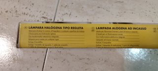 Regleta halógena bajo mueble 60cm