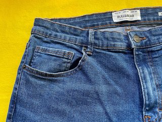 Pull&Bear Vaqueros Skinny Azul Talla M.