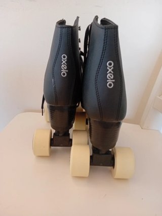 Patines 4 Ruedas Oxelo Negros T38