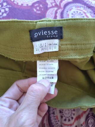Gonna verde Oviesse (OVS) con volants