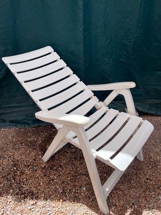Silla plegable Kettler Capri blanca