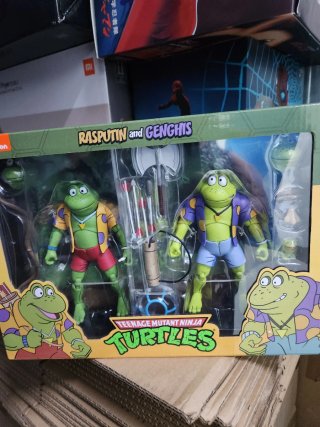 Figuras Tortugas Ninja Rasputin y Genghis