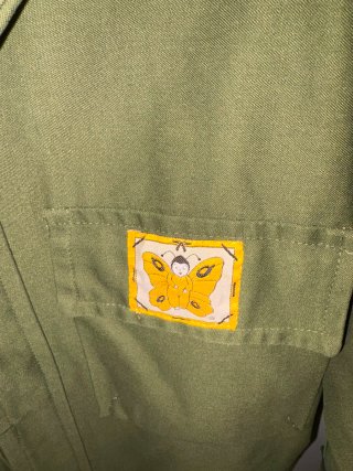 Cazadora militar verde mujer