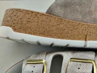 Ciabatte 39 donna estive beige e oro