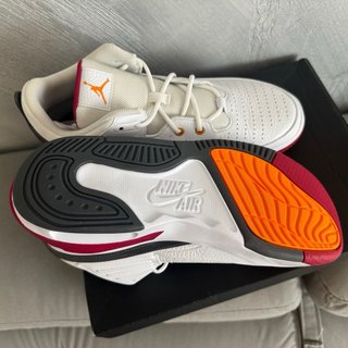 Scarpe Jordan Uomo Bianche Rosse Aura 5