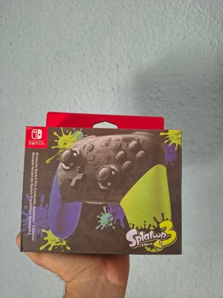 Mando Nintendo Switch Pro Splatoon 3