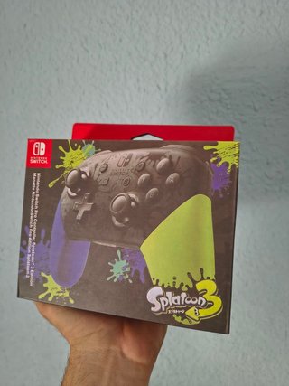 Mando Nintendo Switch Pro Splatoon 3