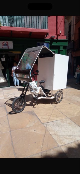 Bicicleta de reparto con asistencia eléctrica