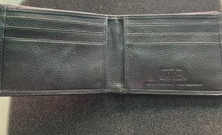 Carteras Nextech Piel Negra CAJA INCLUIDA