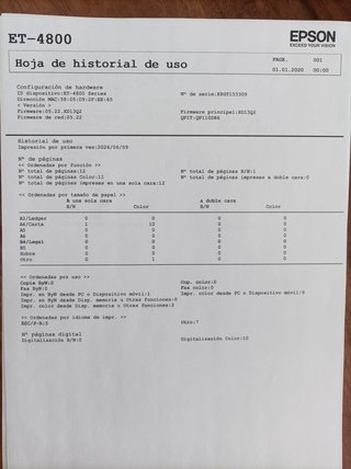 Impresora Epson Ecotank ET4800 Negra