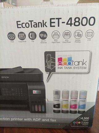Impresora Epson Ecotank ET4800 Negra