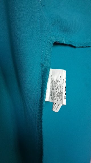 Pantaloni donna gamba larga teal