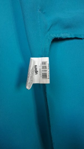 Pantaloni donna gamba larga teal